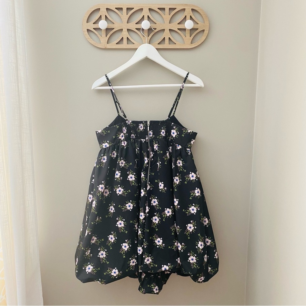 Free People Bubble Mini Dress Black Sz Medium - Picture 8 of 11